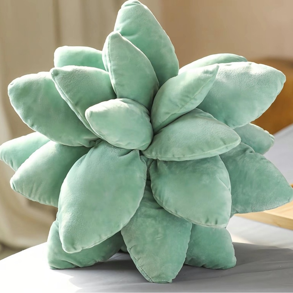 Large Succulent Pillow - NIP - Picture 2 of 2